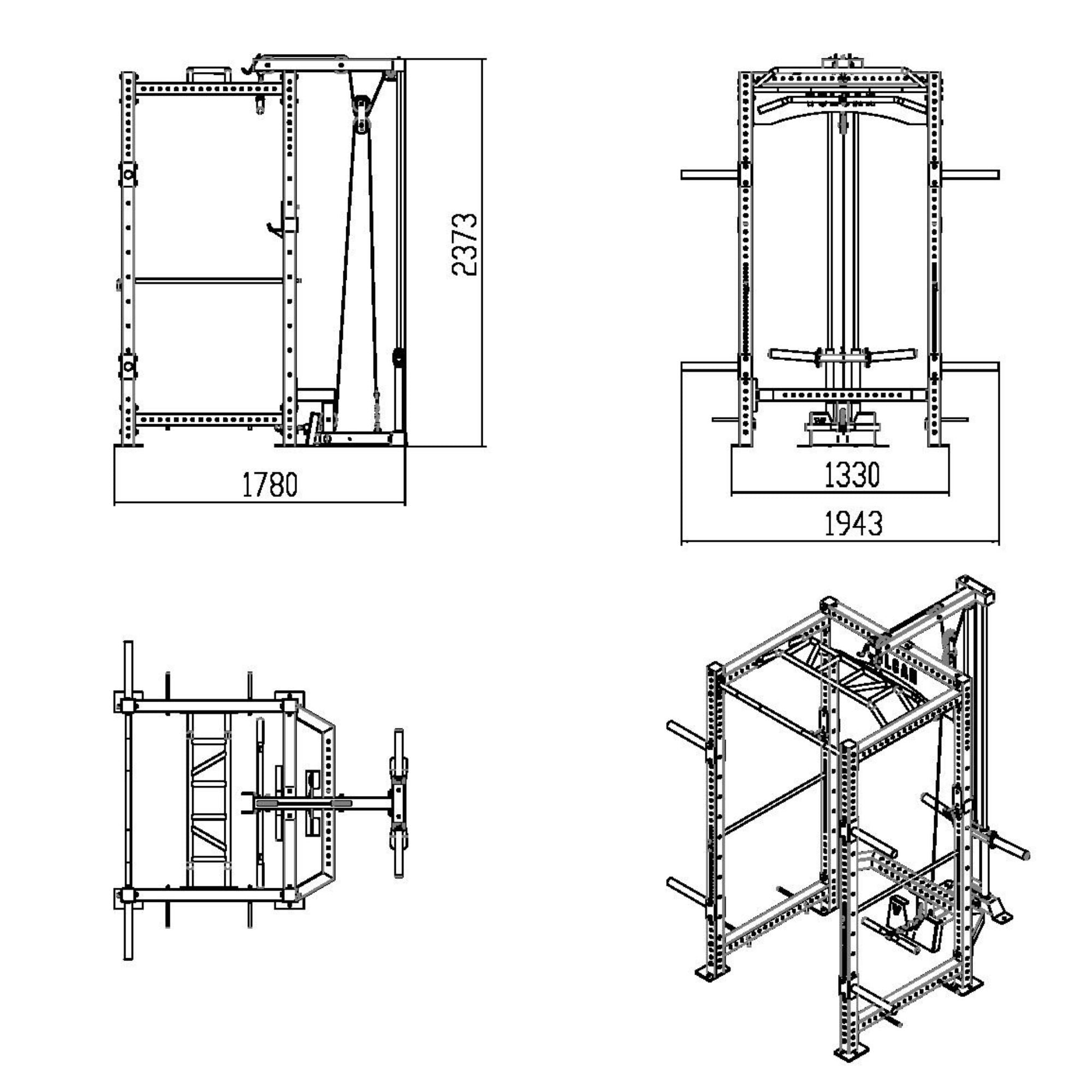 Commercial Power Cage | IN STOCK